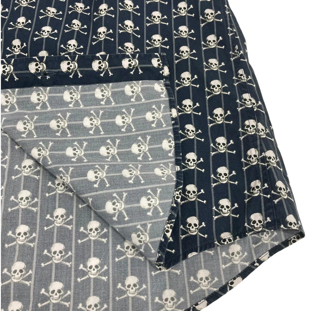 camicia stampa teschi