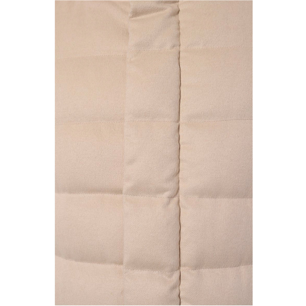 piumino cashmere beige