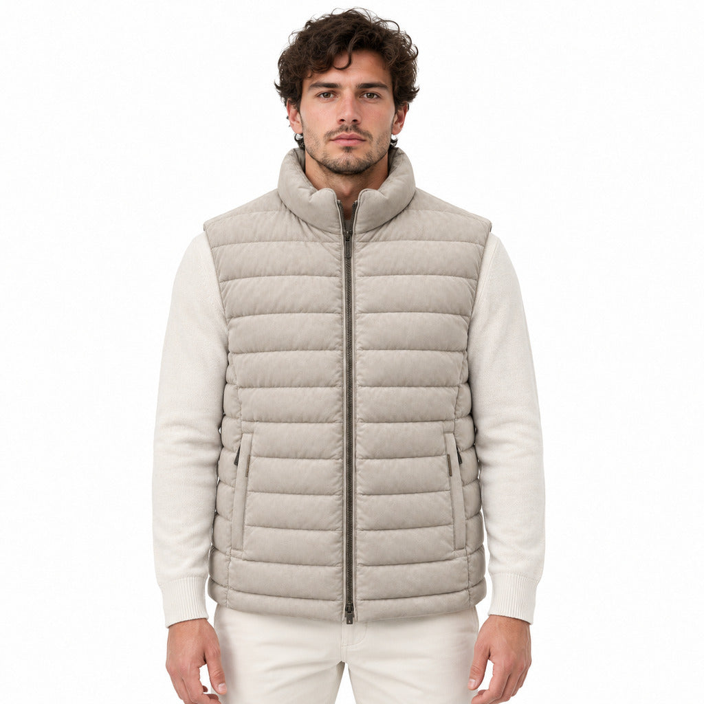 gilet in pelle
