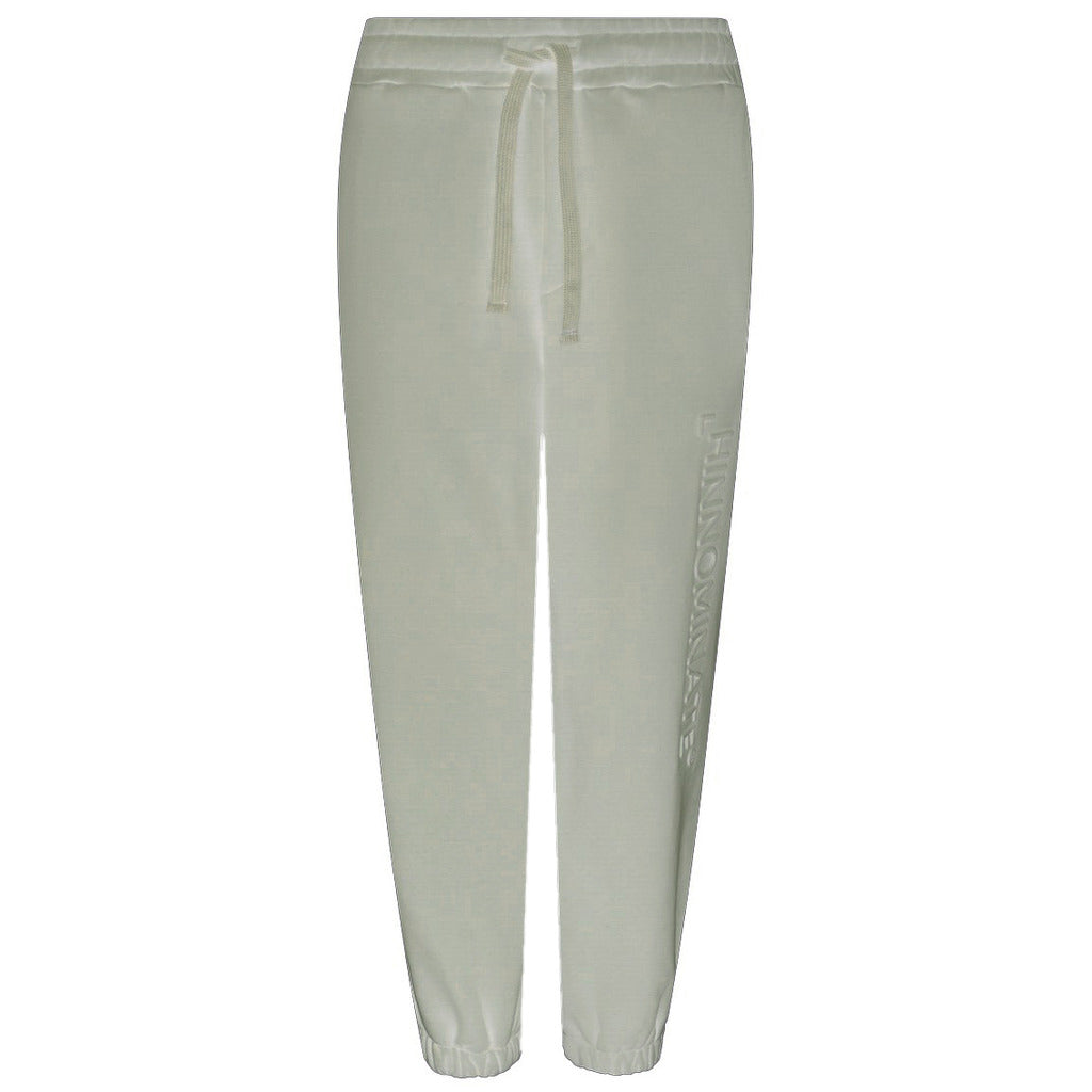 pantaloni embossed logo