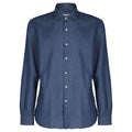 camicia denim blu scuro