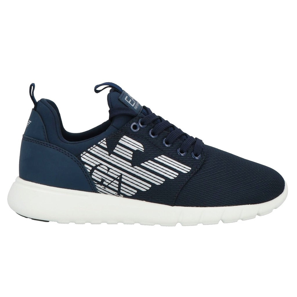 sneakers mesh lycra blu