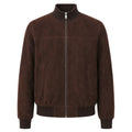 bomber reversibile marrone