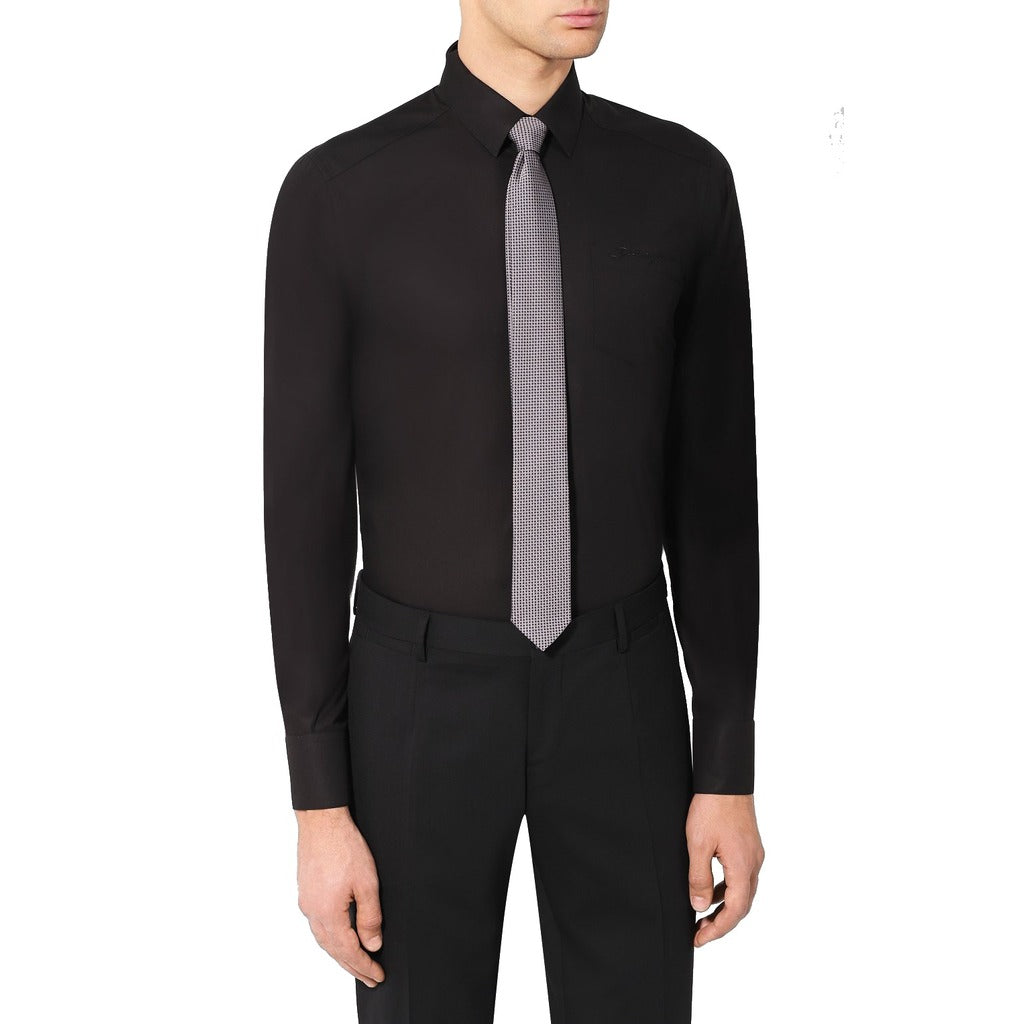 camicia gold nera