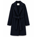 cappotto lana con cintura