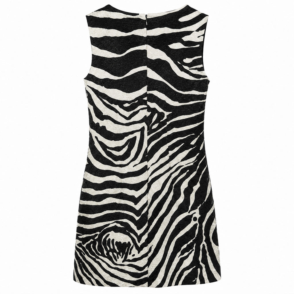 abito zebra corto