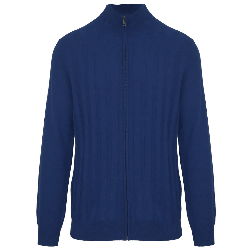 cardigan zip zaffiro