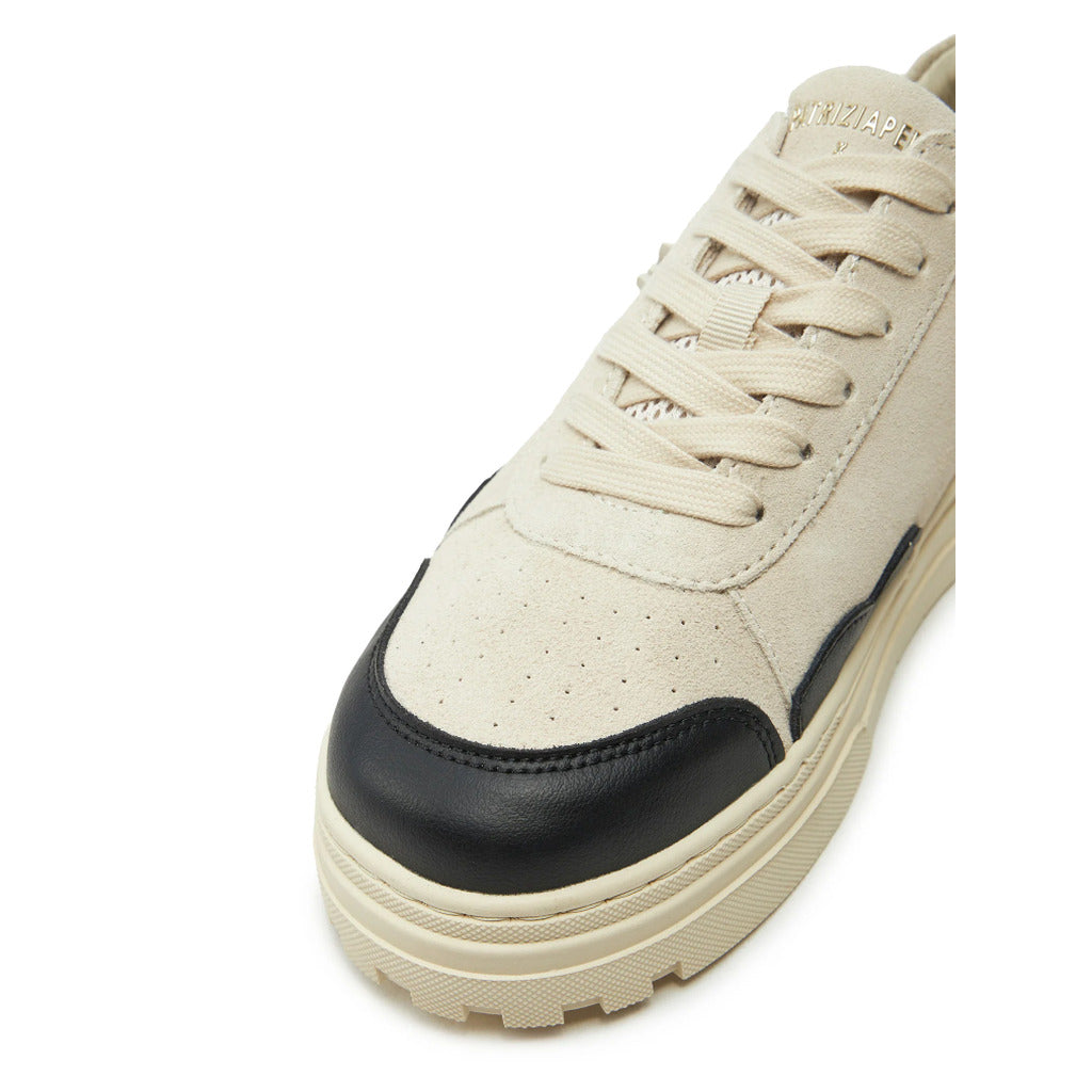 sneakers scamosciate beige