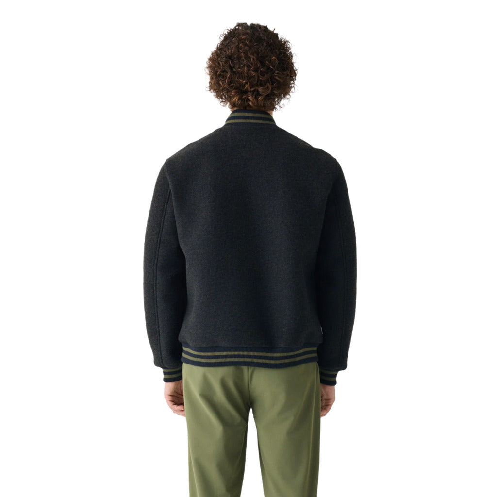 bomber river wool dark blu