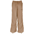 pantaloni nylon marrone