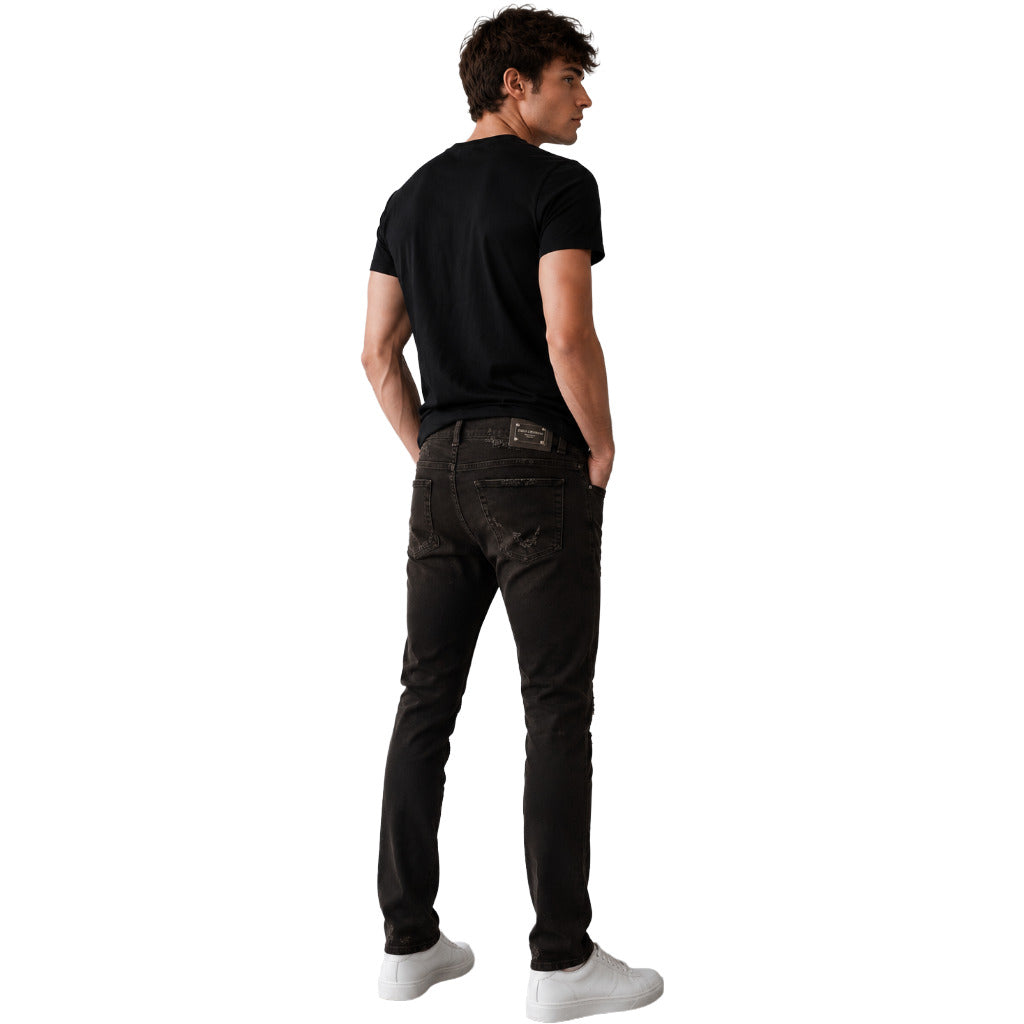 jeans strappati neri