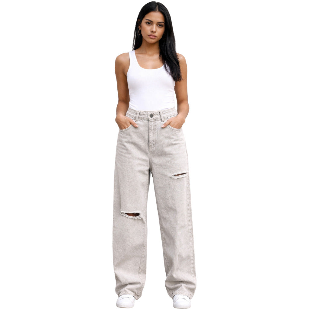 pantaloni grigi
