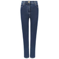 jeans high-waist regular blu