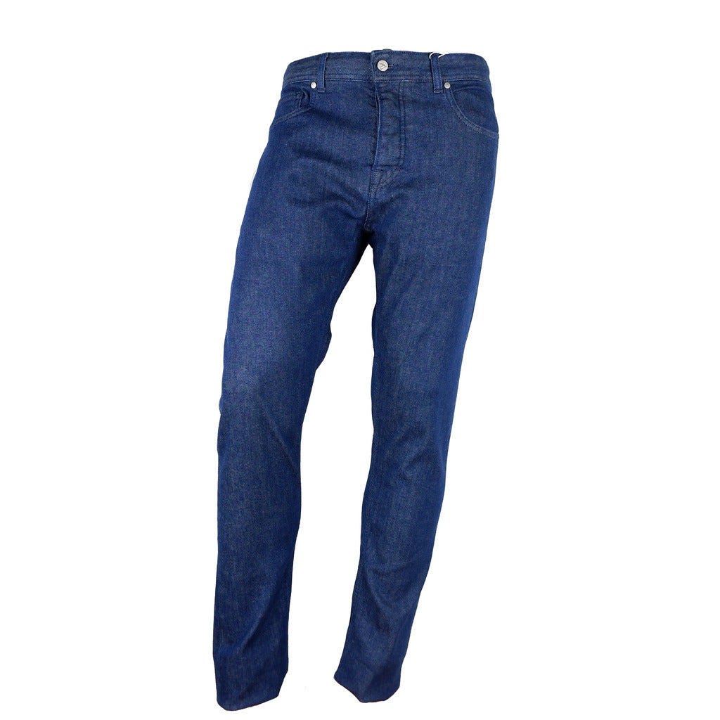 Aquascutum jeans denim da uomo di colore blu scuro