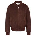 GOAT SUEDE CASUAL BOMBER JACKET