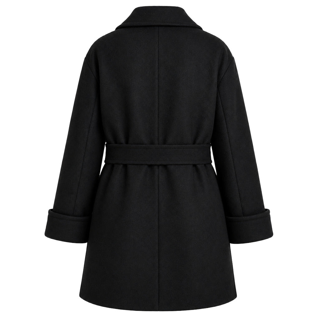 cappotto peacoat doppiopetto nero