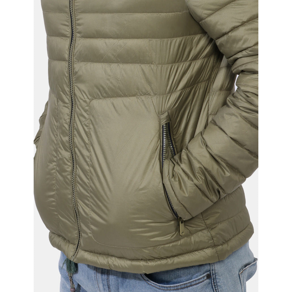 piumino leggero verde