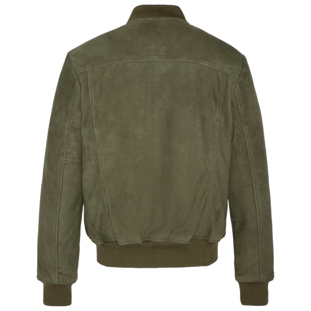 GOAT SUEDE CASUAL BOMBER JACKET
