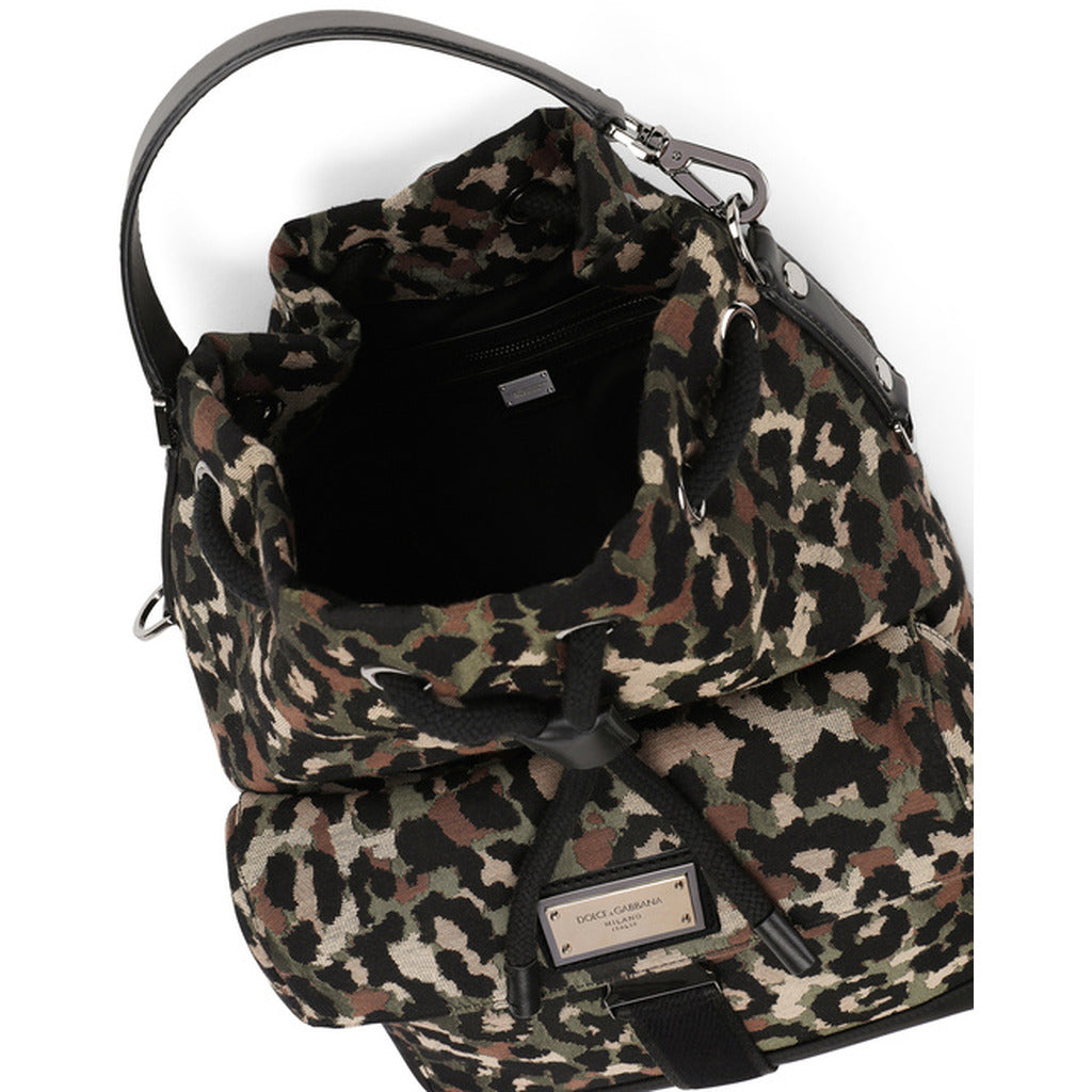 borsa a tracolla jacquard mimetica