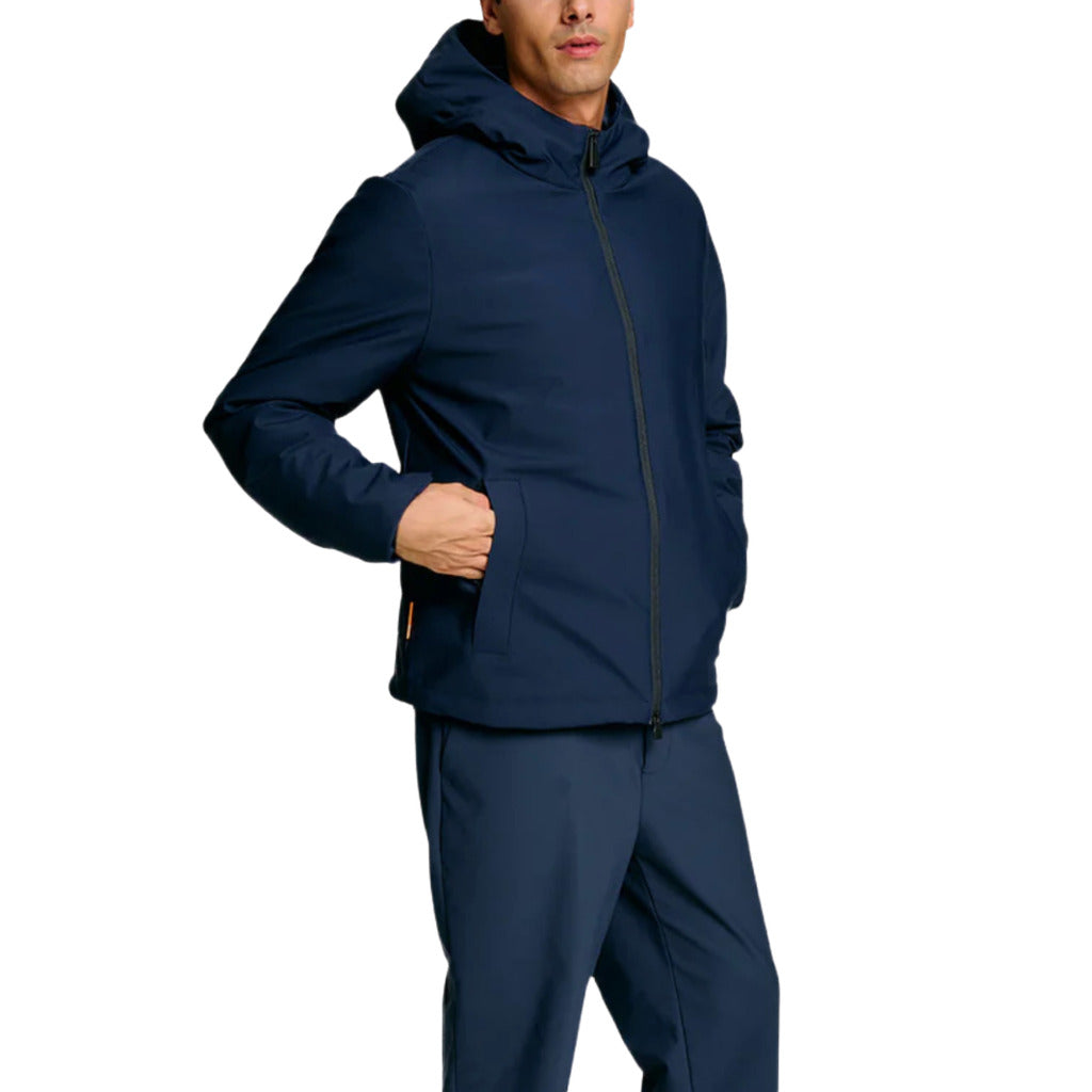 matt shell jacket blu