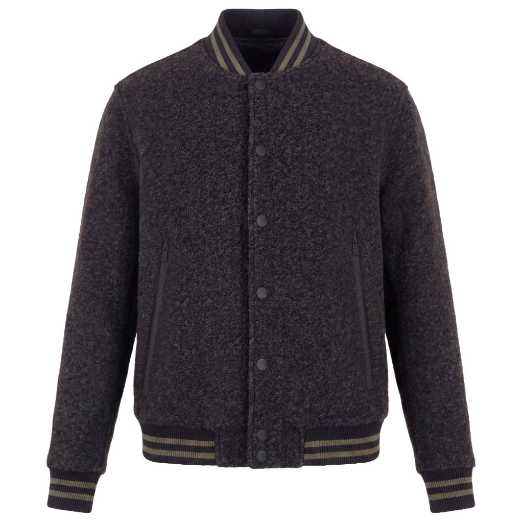 bomber river wool dark blu