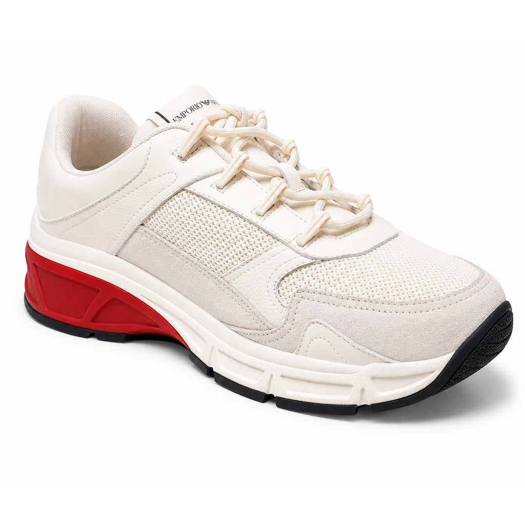 sneakers calf and mesh