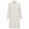 cappotto bianco fibra di cammello