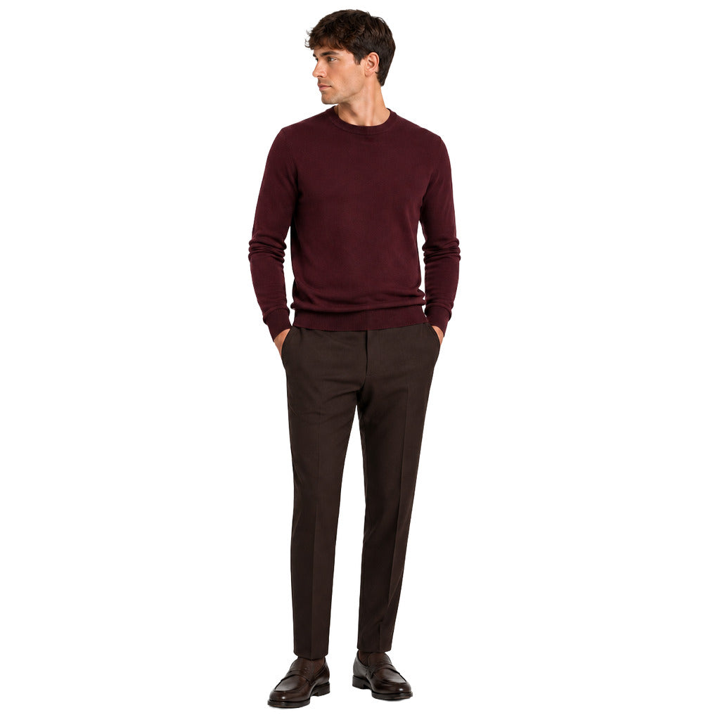 Maglia girocollo lana merino