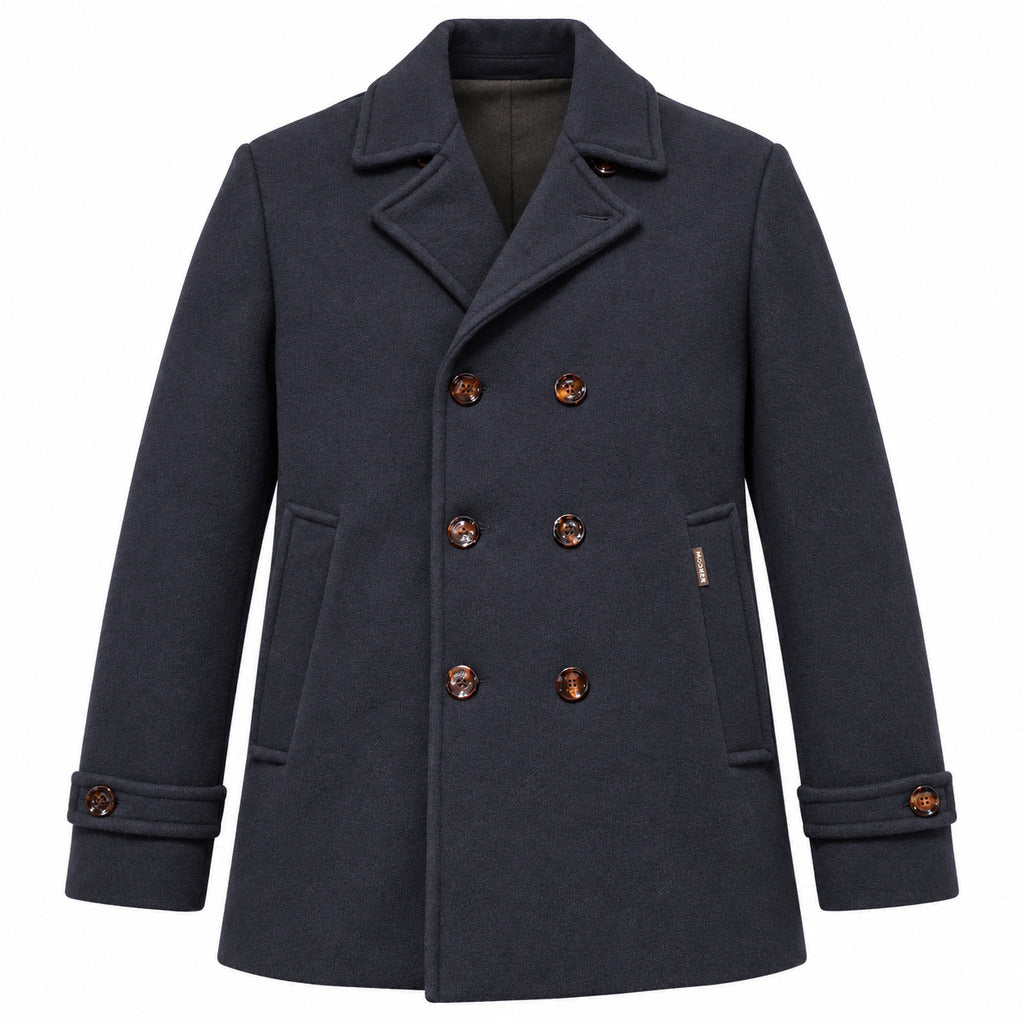 cappotto doppiopetto bolgi navy