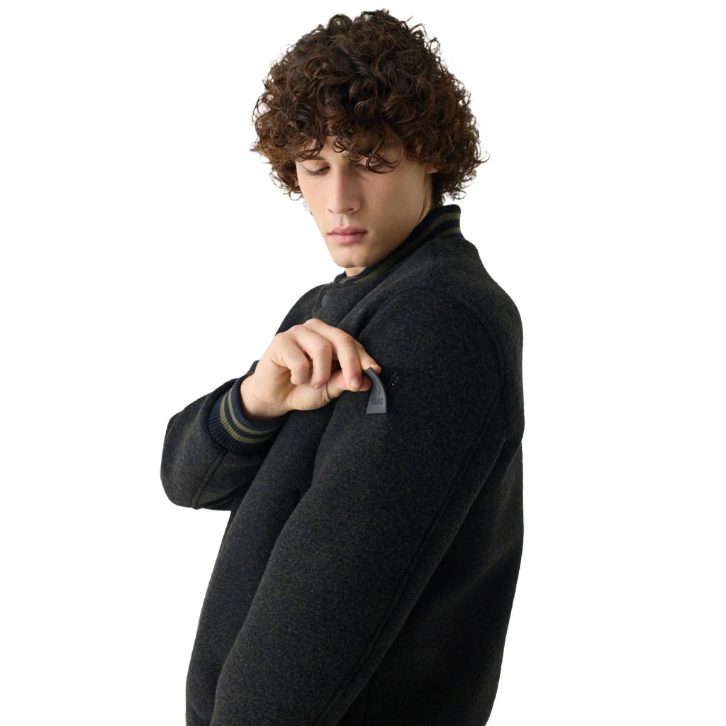 bomber river wool dark blu