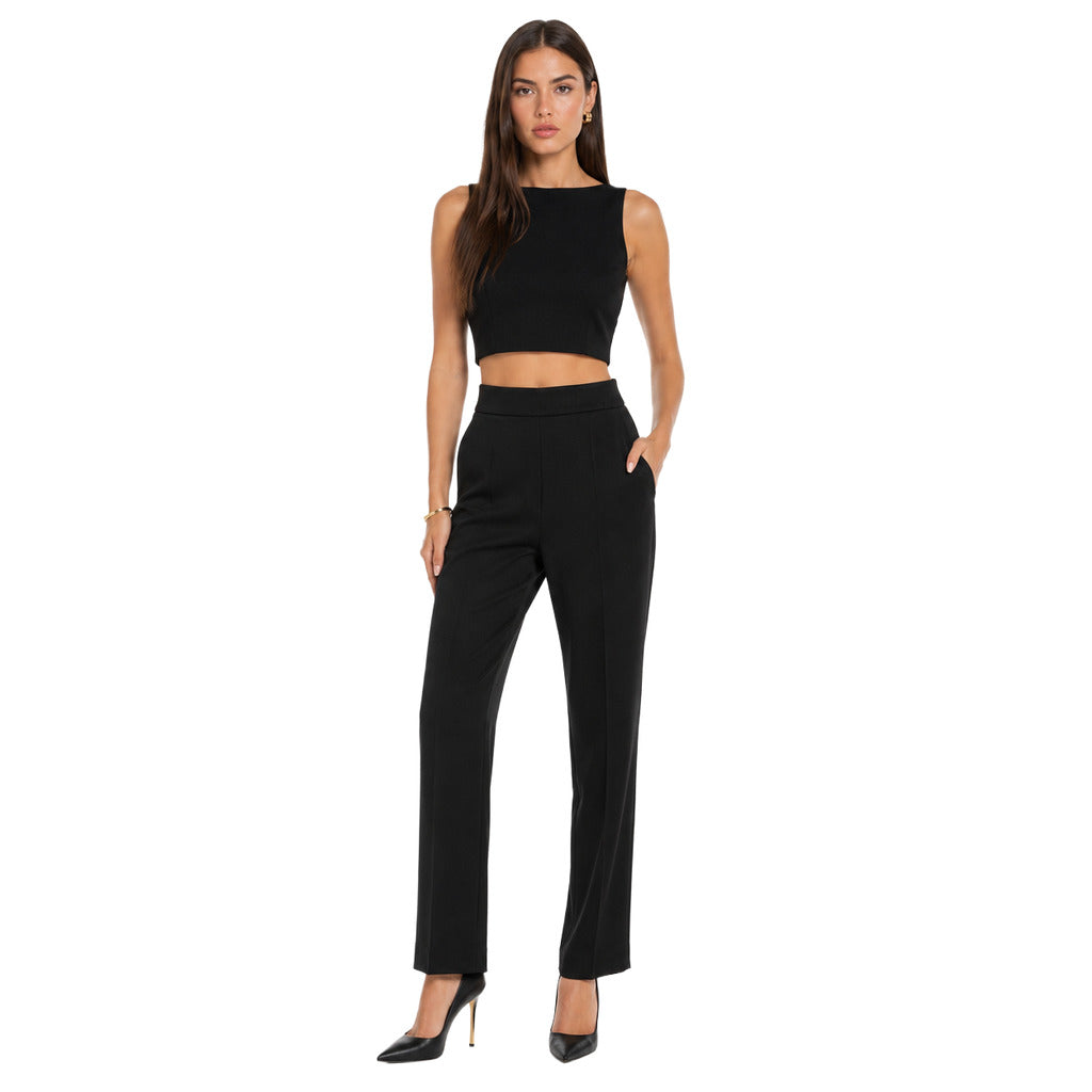 Pantaloni con doppia zip