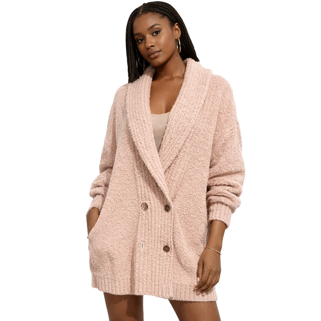 maglia cardigan doppio petto