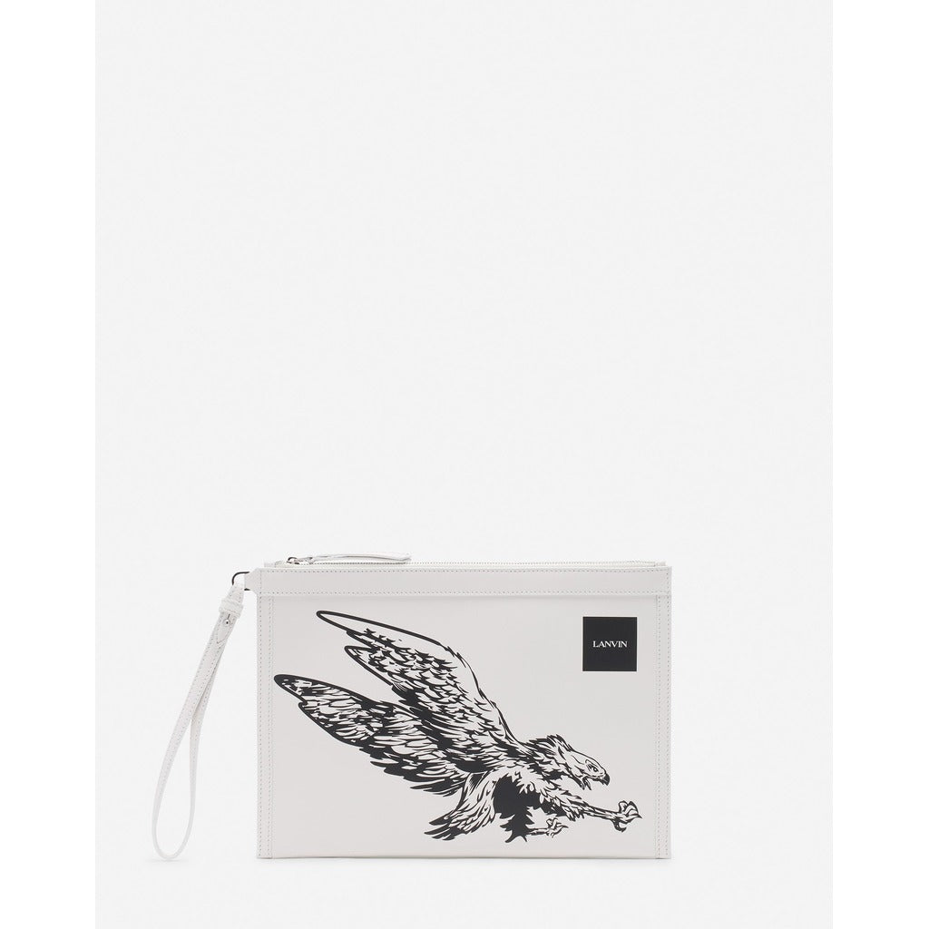 pouch bianco Lanvin