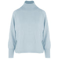 collo alto cashmere acqua