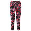 pantaloni con motivo a fiori