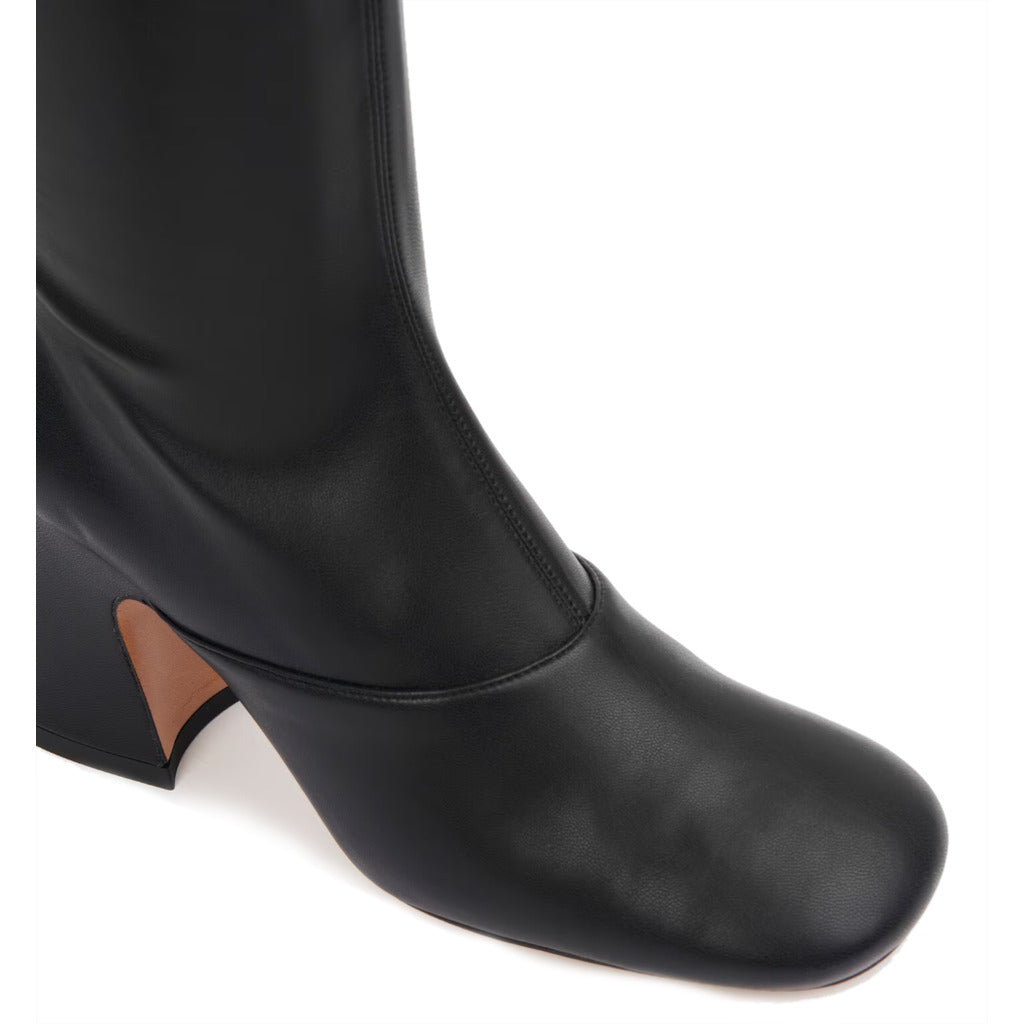 janis heeled boot black