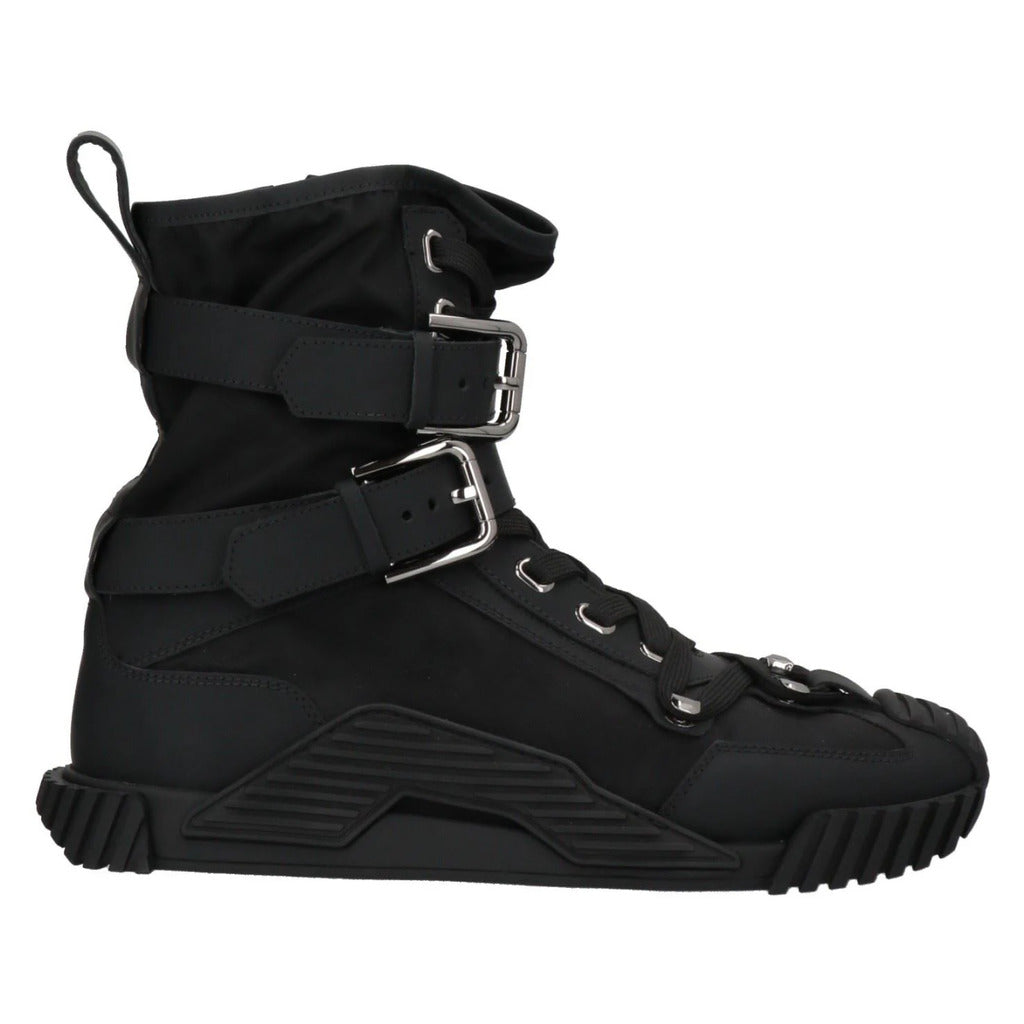 sneaker alta nylon gomma