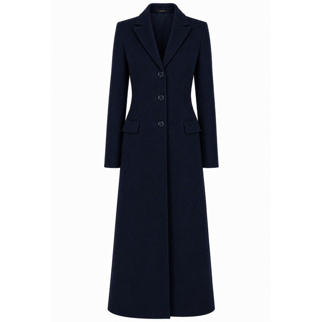 cappotto capolavoro lungo blu