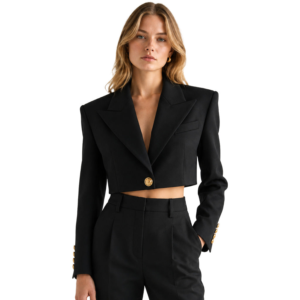 Blazer corto nero