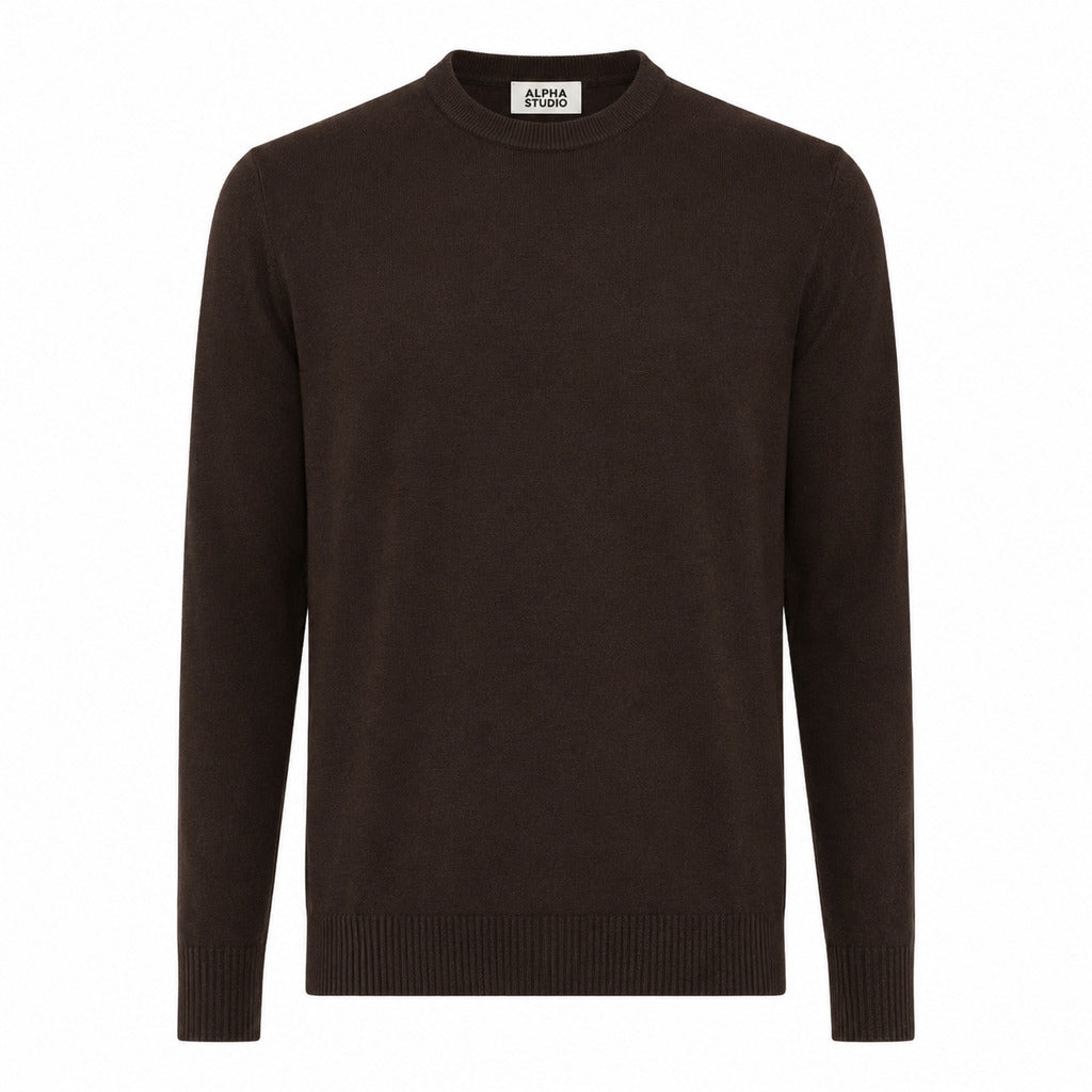 Maglia girocollo lana merino