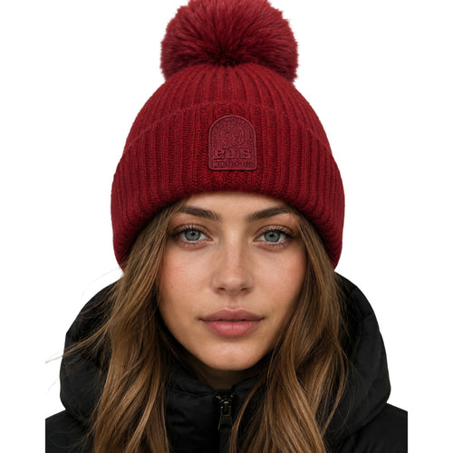 berretto alpaca pom pom