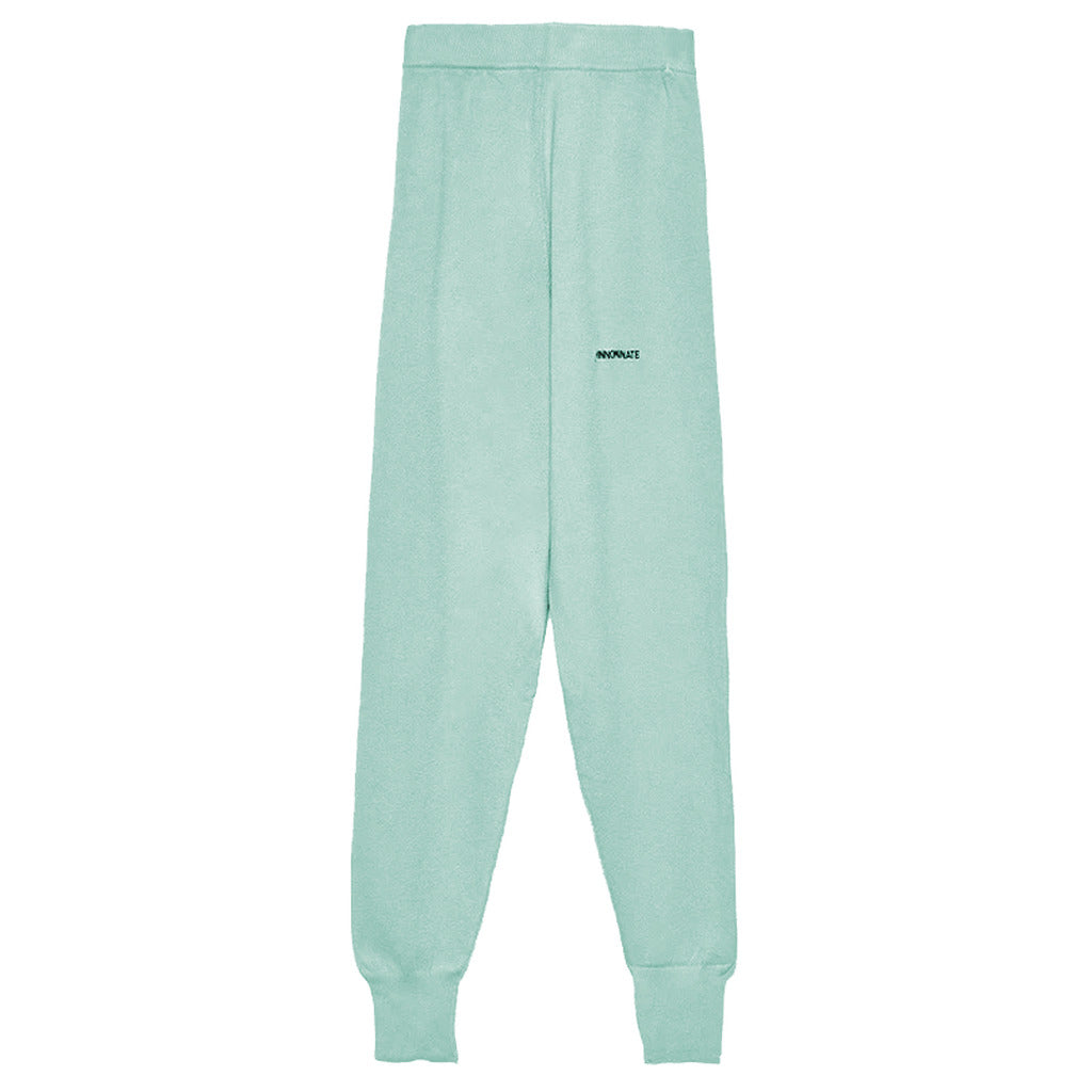 pantalone maglia menta