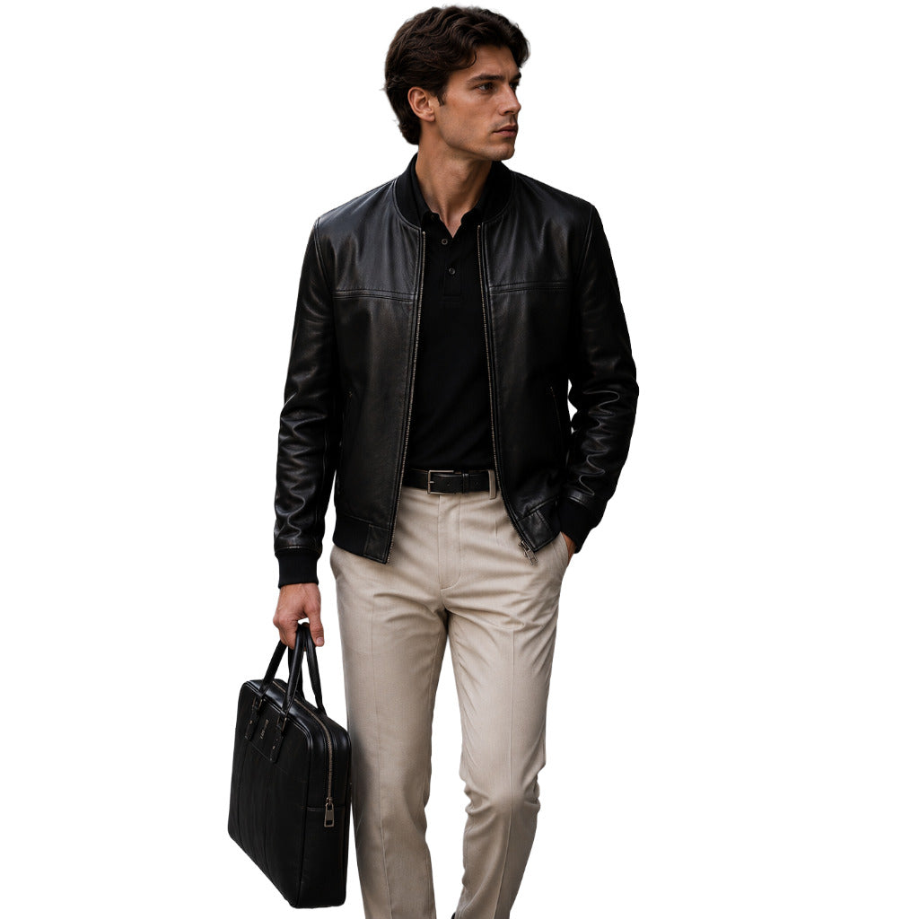 giacca in pelle