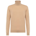 maglia dolcevita beige