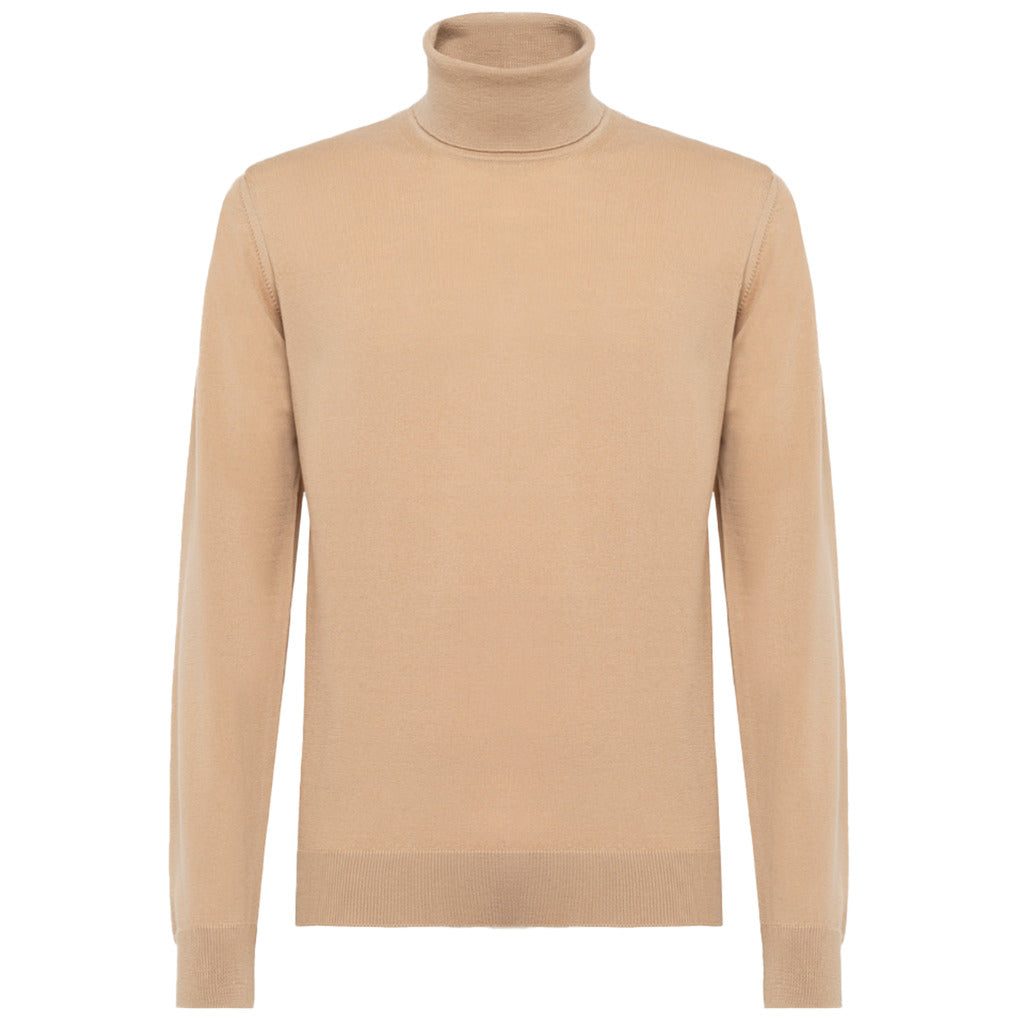 maglia dolcevita beige
