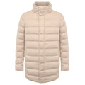 piumino cashmere beige