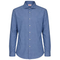 camicia denim blu chiaro