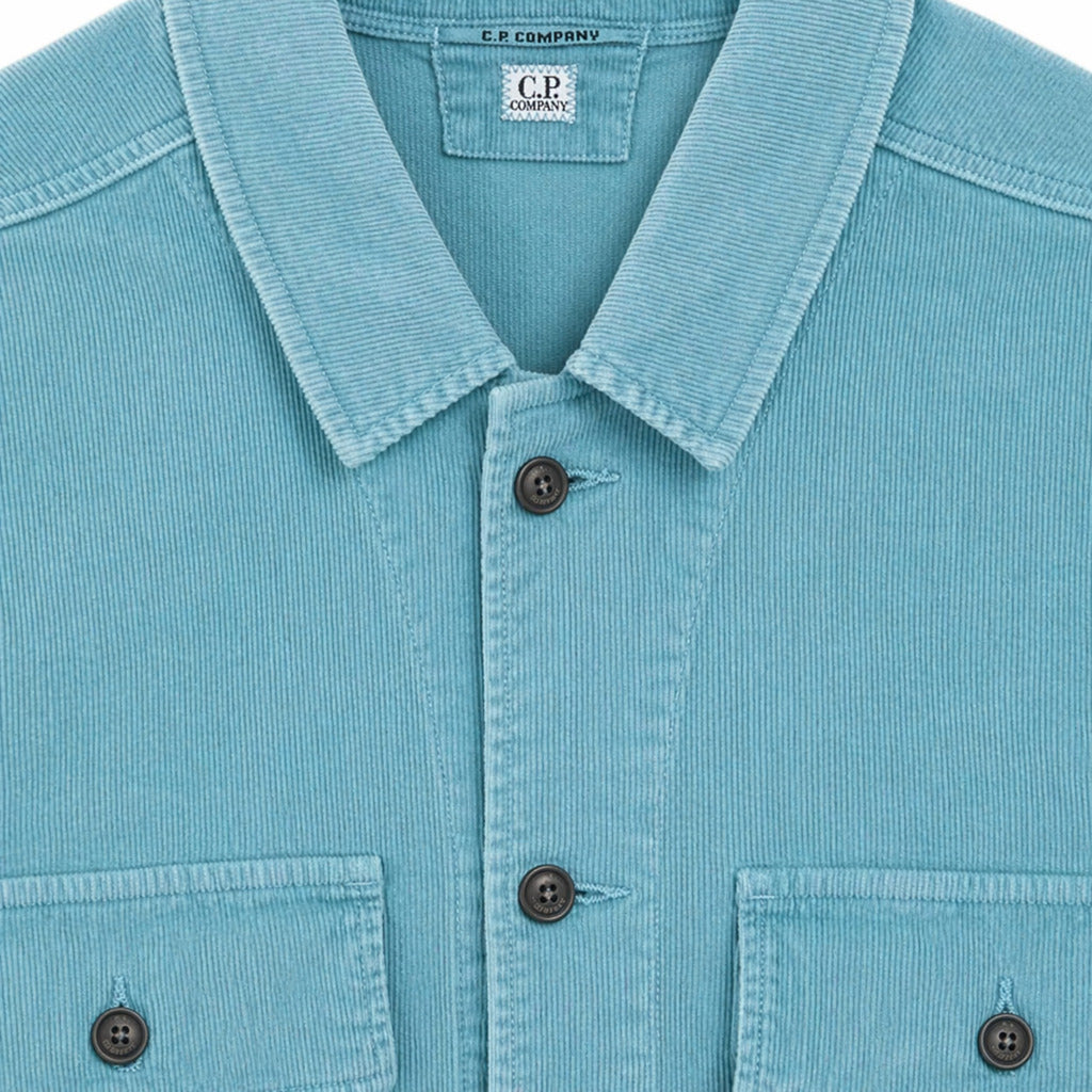 camicia a costine velluto