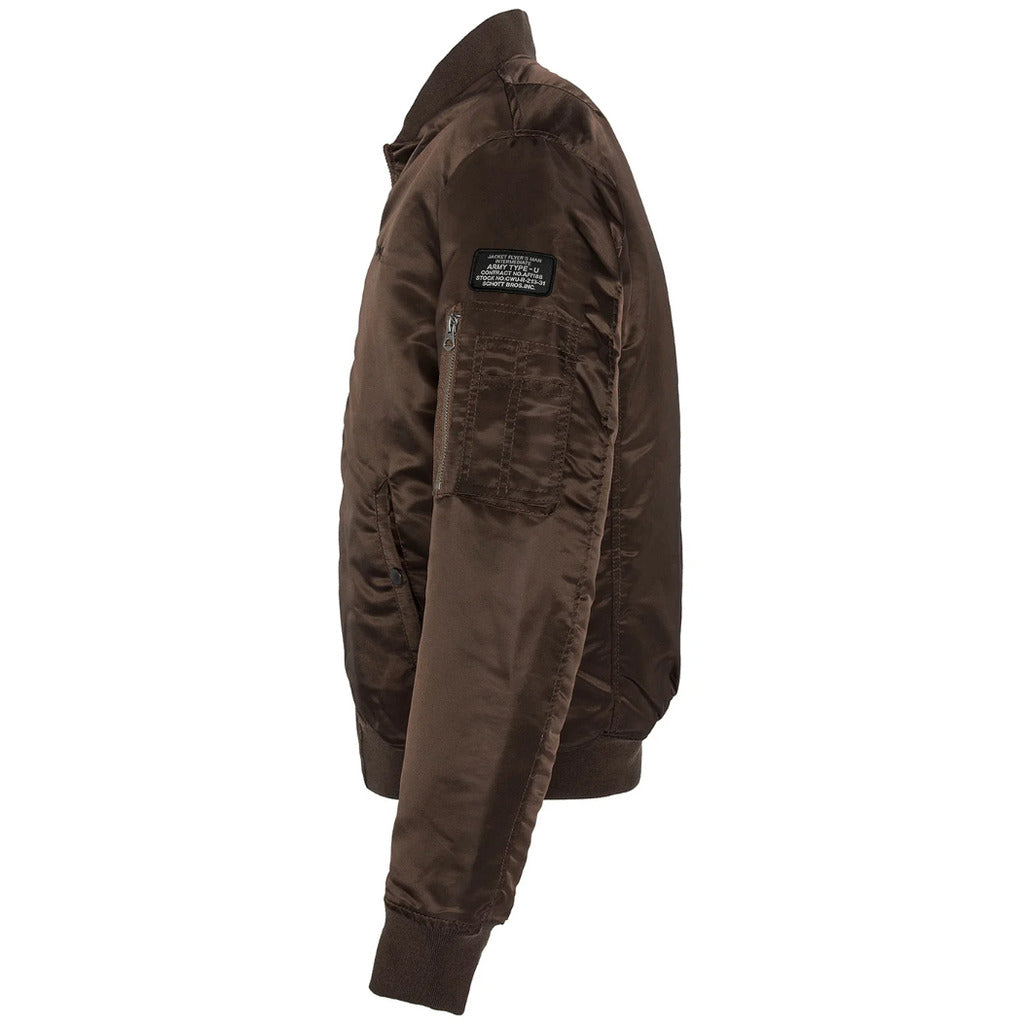 airforce jacket marrone