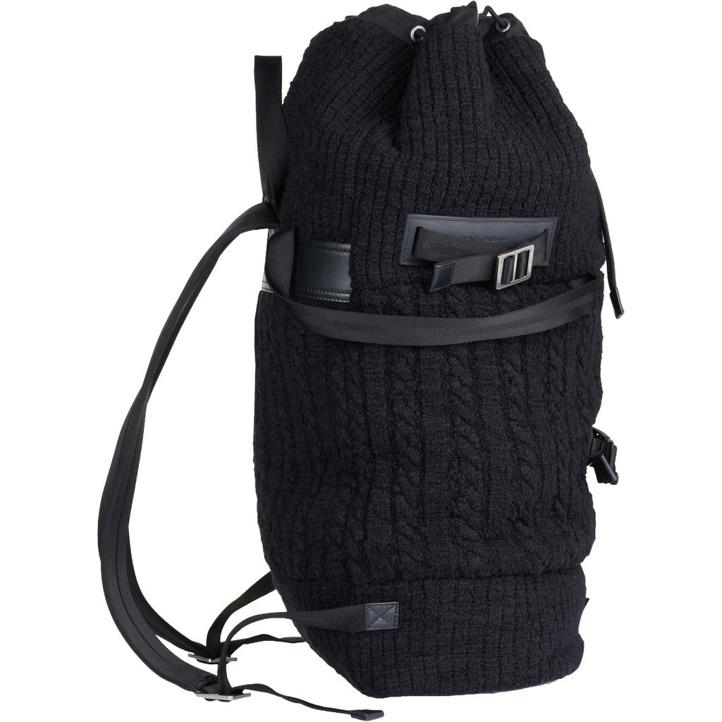 zaino nero in maglia